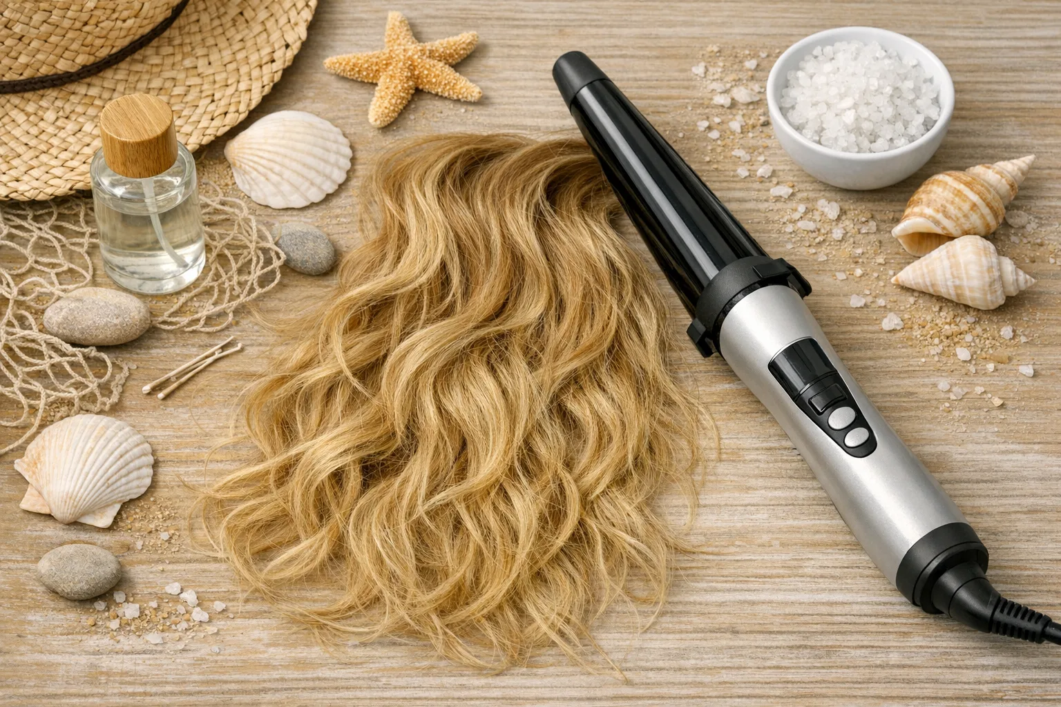 Beach Waves mit dem Lockenstab: So stylst du den natuerlichen Look
