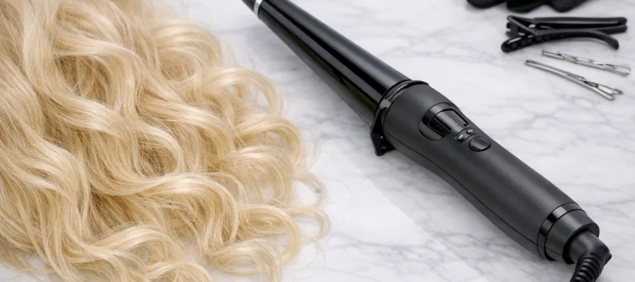Engelshaar-Locken mit Lockenstab: Anleitung fuer feine, lockere Locken