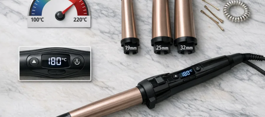 Leistungsmerkmale beim Lockenstab: Temperatur, Groesse und Temperaturregelung verstehen