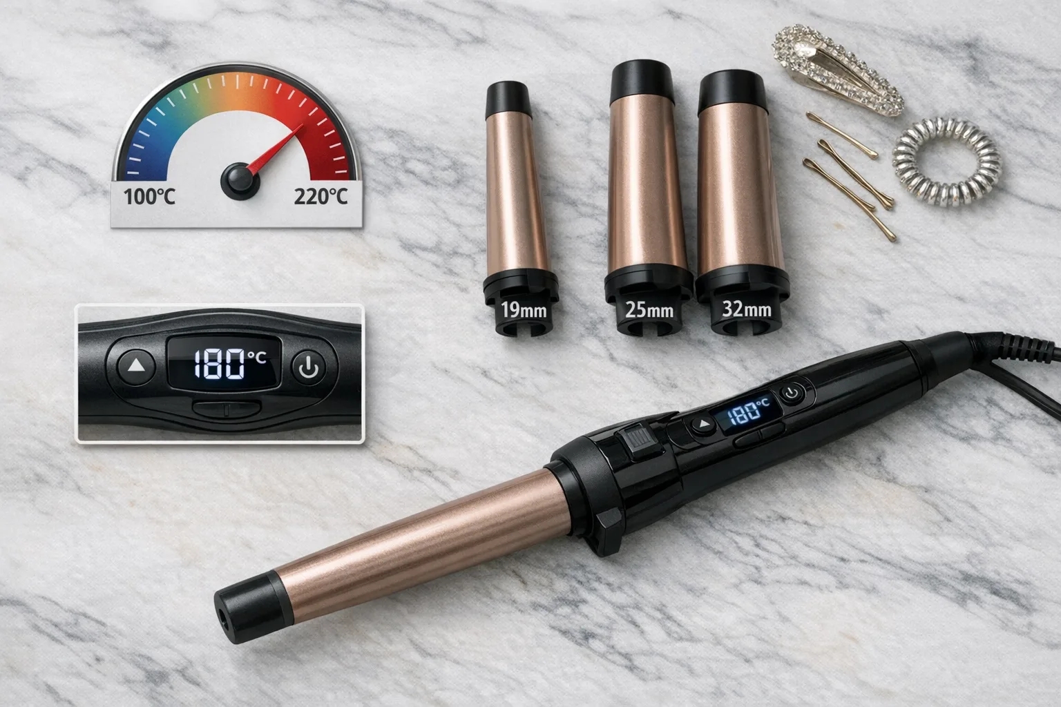 Leistungsmerkmale beim Lockenstab: Temperatur, Groesse und Temperaturregelung verstehen