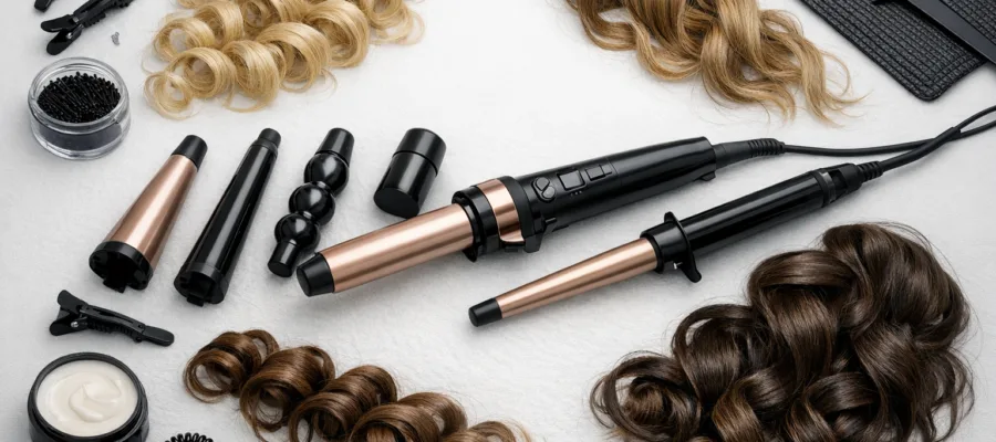 Verschiedene Lockenstyling-Techniken mit dem Lockenstab: Tutorials fuer jeden Haartyp