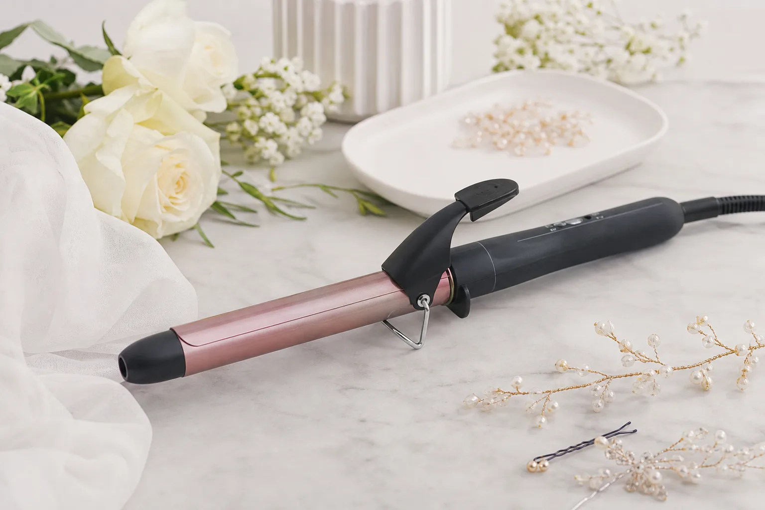 Lockenstab Braut-Look selber machen: romantische Locken und Half-Up-Varianten